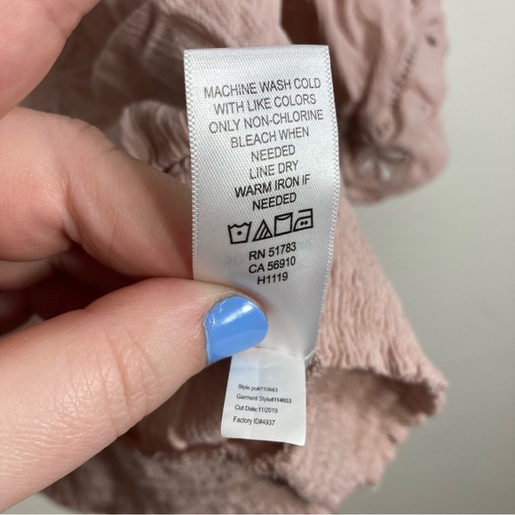 Maurice’s Crop Top Blouse - Pink - Large - Picture 6 of 7